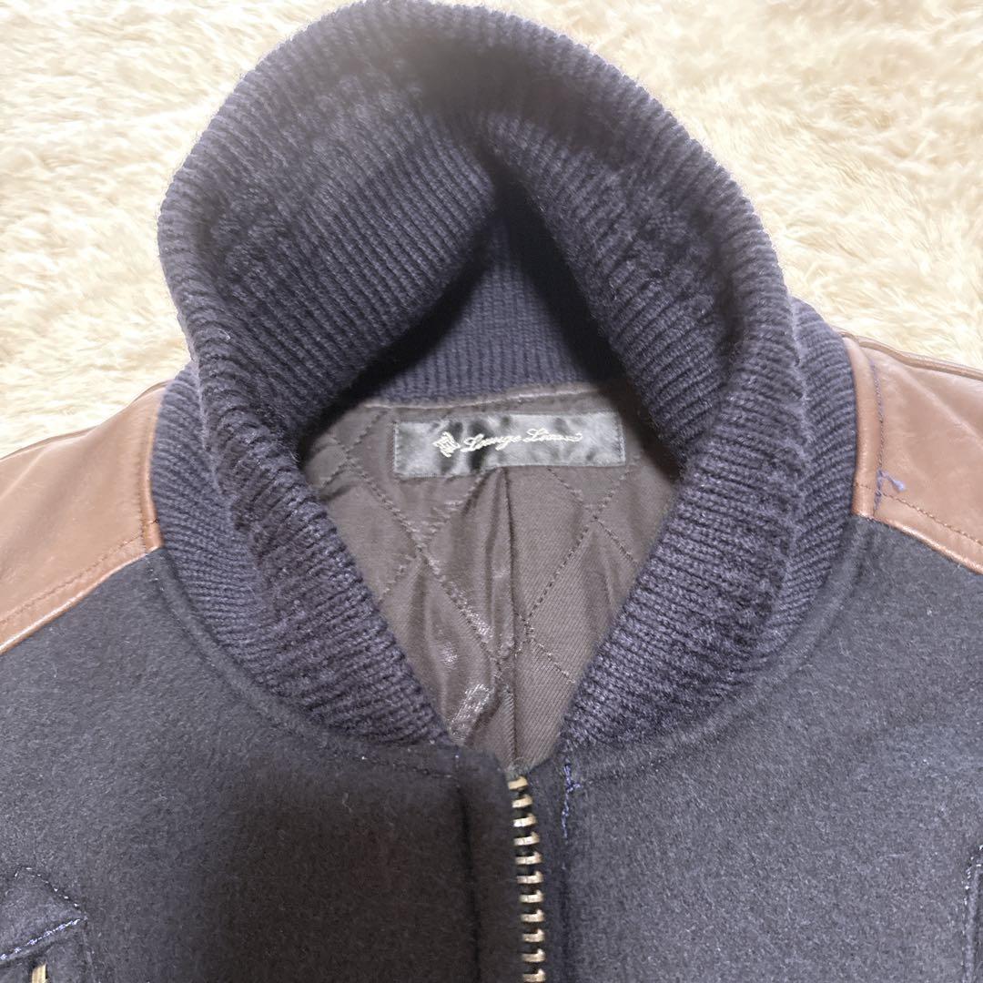 LOUNGE LIZARD ラウンジリザード メルトン カウハイド スタジャンL