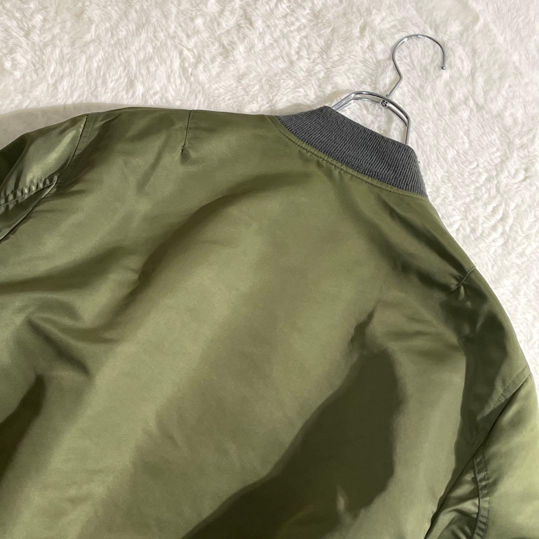 90s00s　MA-1　フライトジャケット　USA製　42　XL　ミリタリー