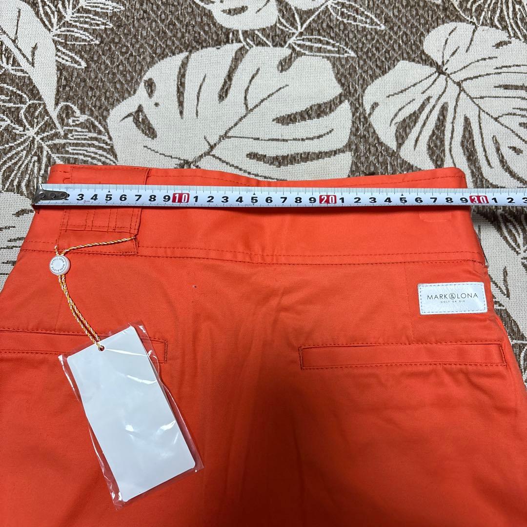 MARK&LONA(マーク&ロナ)ベルト付きストレッチキュロットスカート　新品