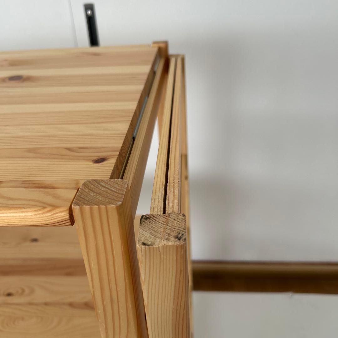 無印　パイン材ユニットシェルフ　86センチワイド