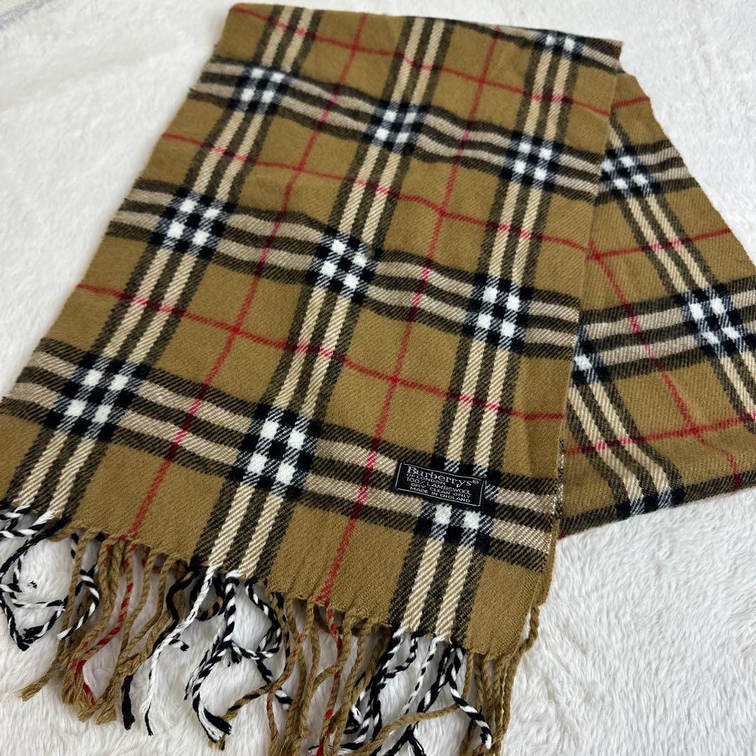 Burberrys バーバリーズ LAMBSWOOL ノバチェック マフラー