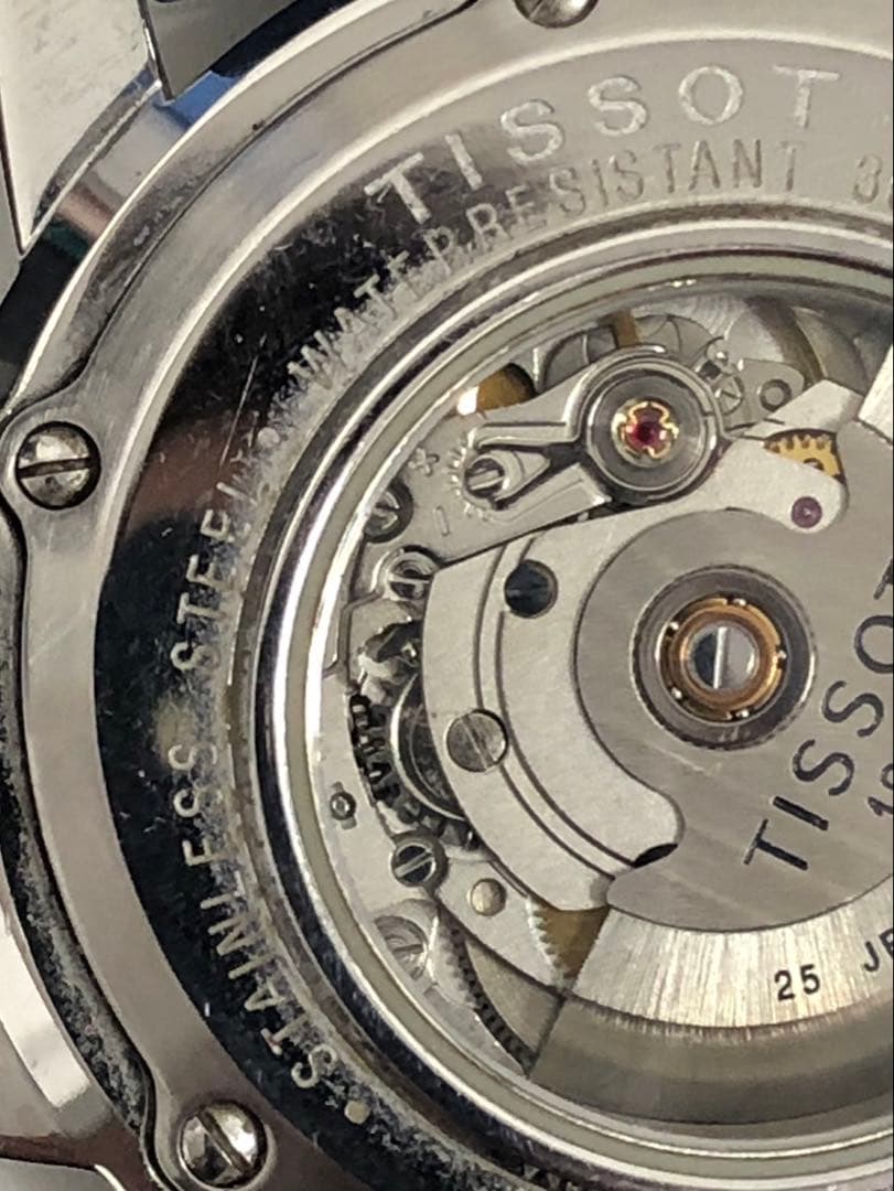 【期間限定お値下げ】TISSOT 腕時計　自動巻き ネイビー