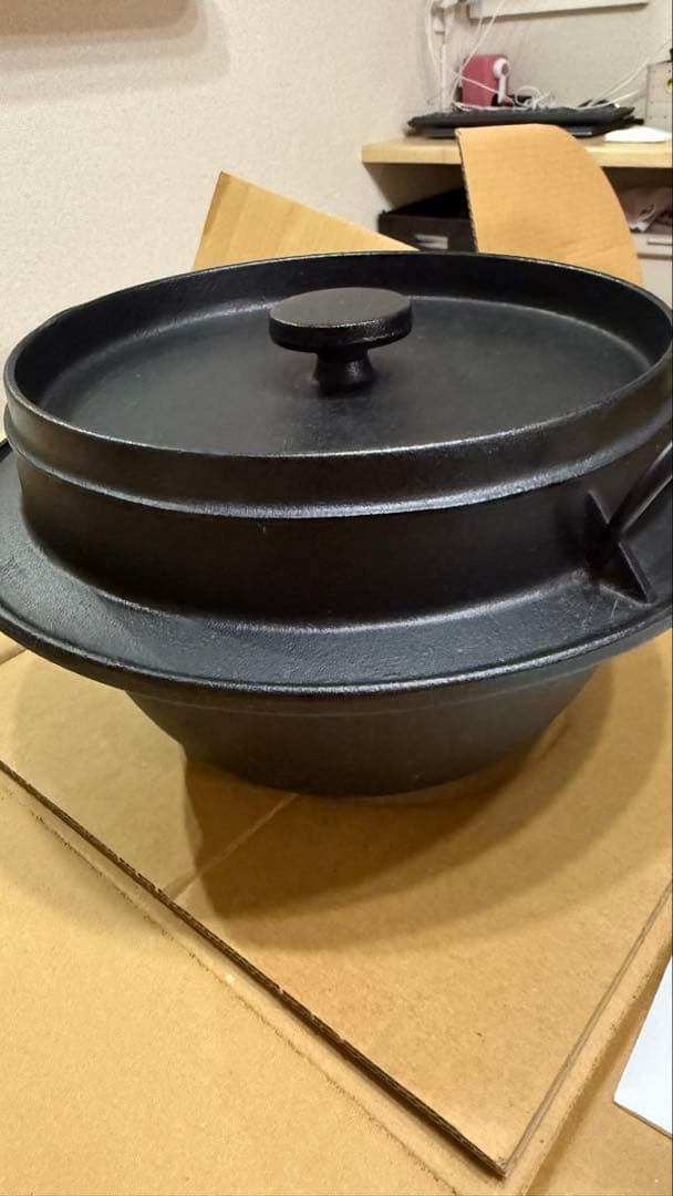 岩鋳 ごはん鍋 5合炊 南部鉄器 未使用品
