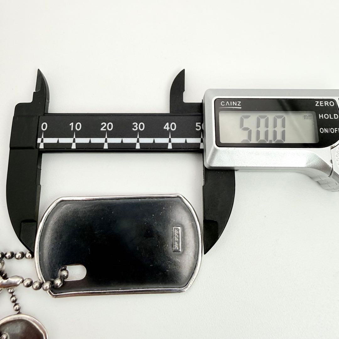 ◆【美品】JAM  MADE 廃番 極太チェーン ドッグタグ ネックレス