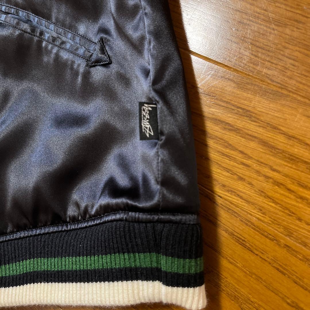 Stussy スカル刺繍 リバーシブル　スカジャン　Sサイズ　状態良