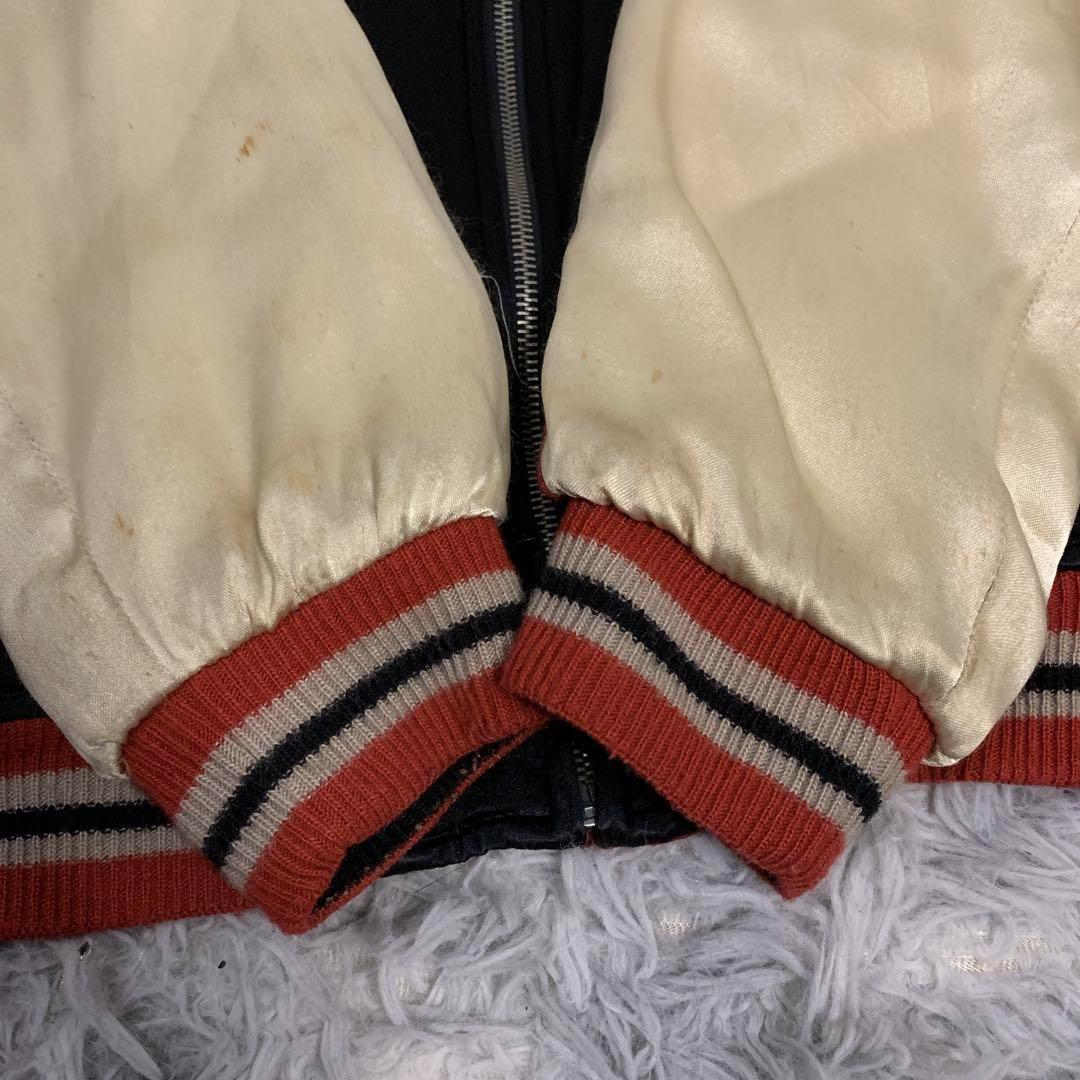 クロップドヘッズ リバーシブル スカジャン 刺繍 ビッグロゴ 龍 虎 薔薇 蛇