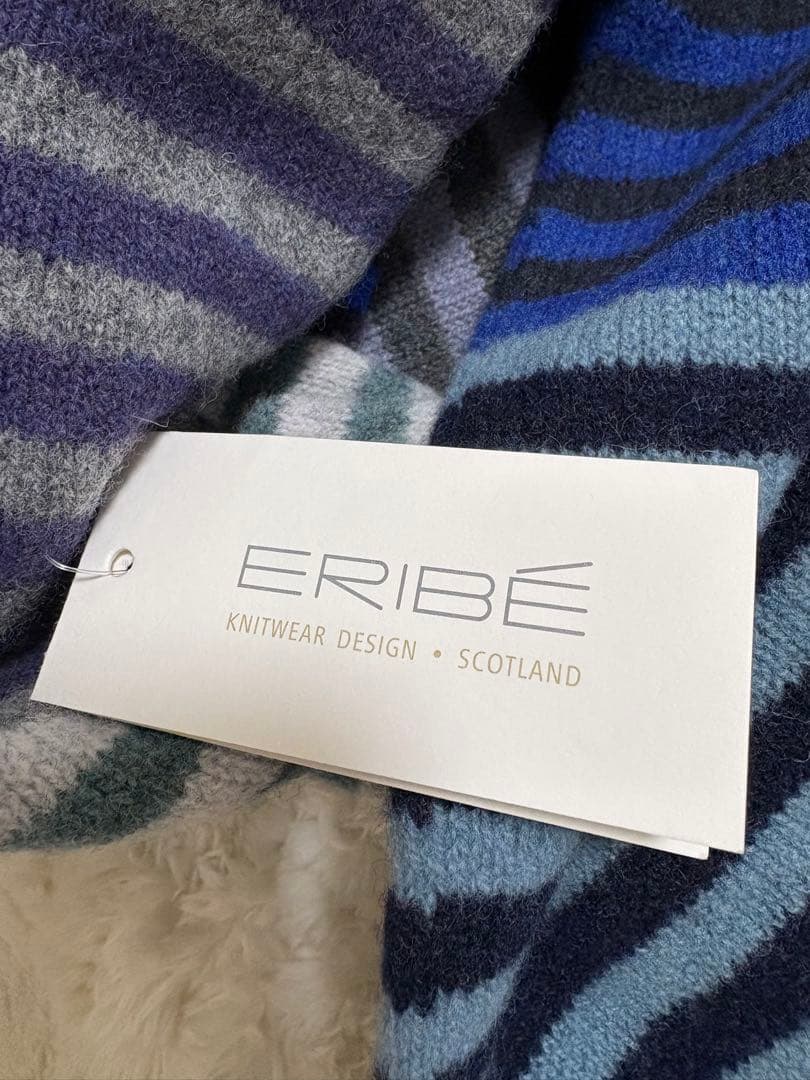 値下げ交渉中　未使用タグ付　【ERIBE】SCOTLAND スヌード