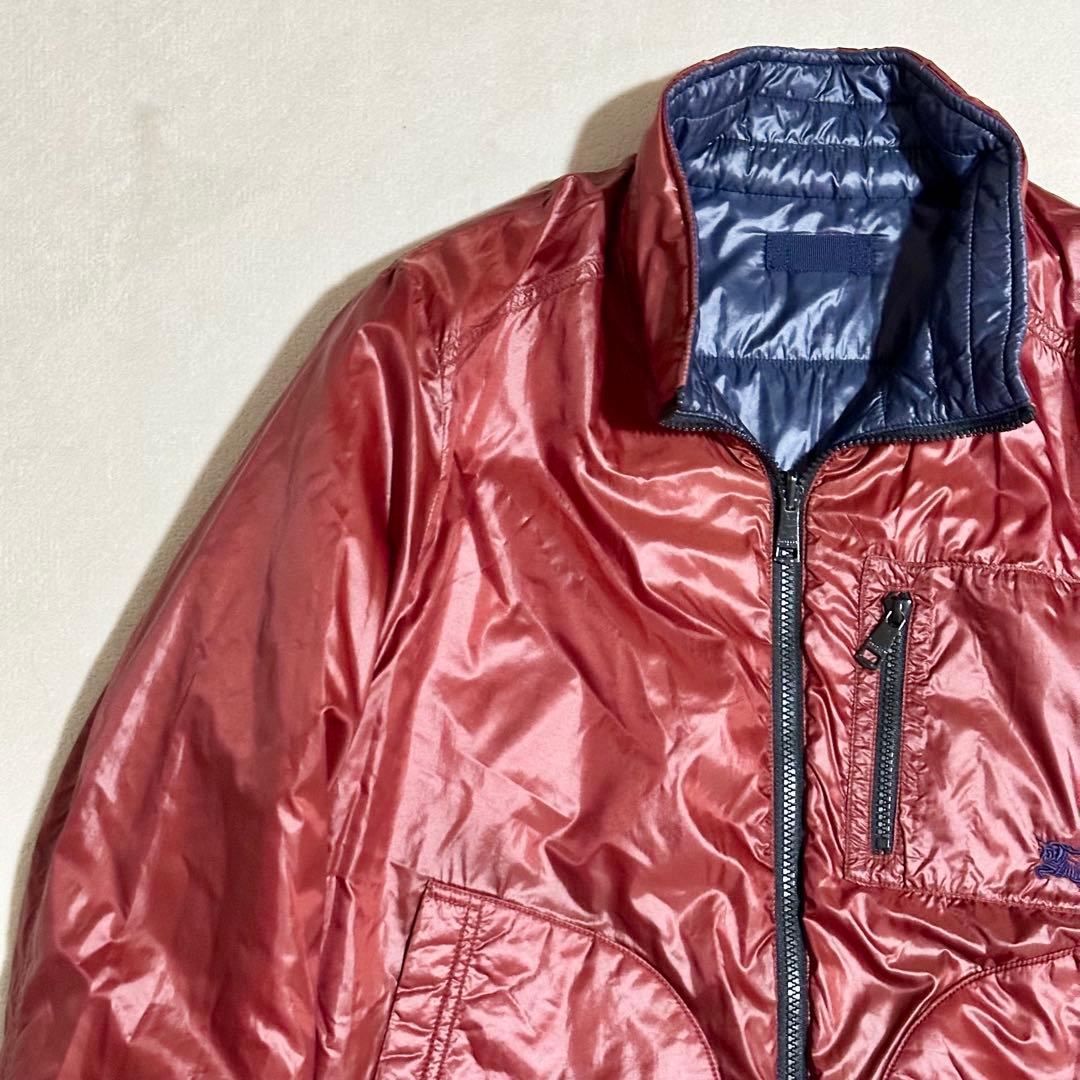 美品 バーバリーブラックレーベル ダウンジャケット リバーシブル Lサイズ