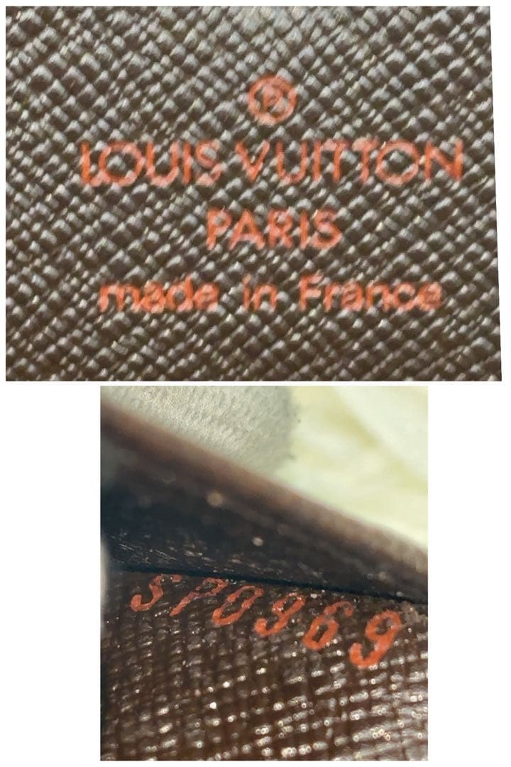 美品✨️ルイヴィトン　ダミエ　ポルトトレゾール　エテュイパピエ　三つ折り財布