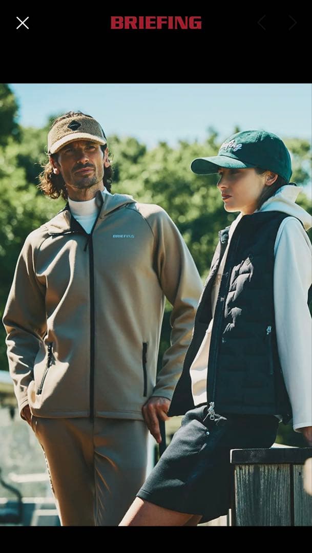 メンズウェア BRIEFING MEN'S WARM 3D LOGO PARKA