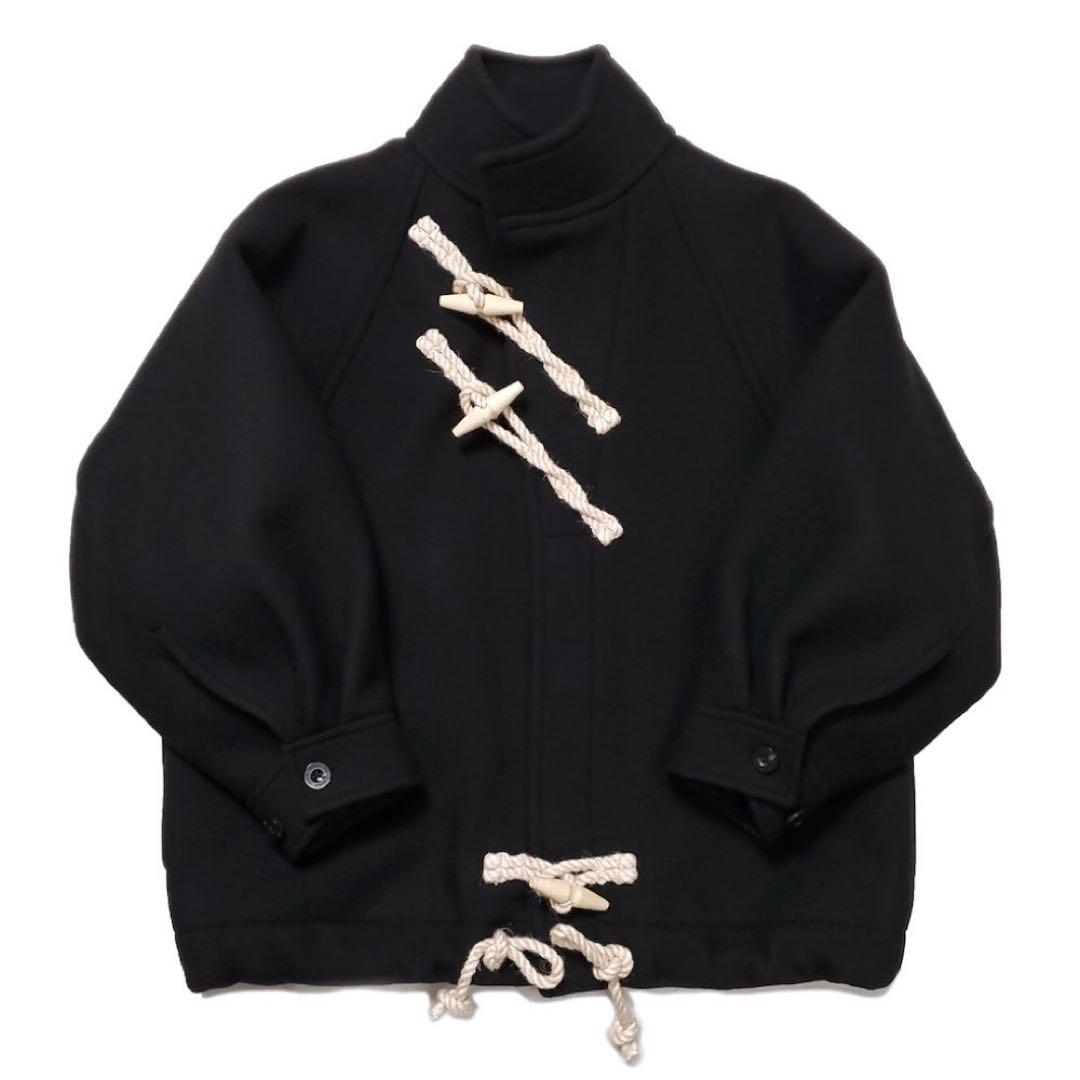 ジャケット・アウター HYKE 23AW DOUBLE FACE DUFFLE JACKET