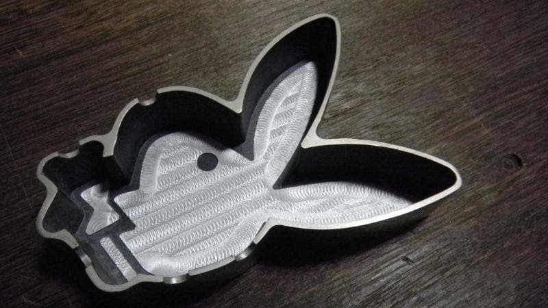 ビンテージ　プレイボーイ　灰皿　PLAYBOY　金属製　ウサギ