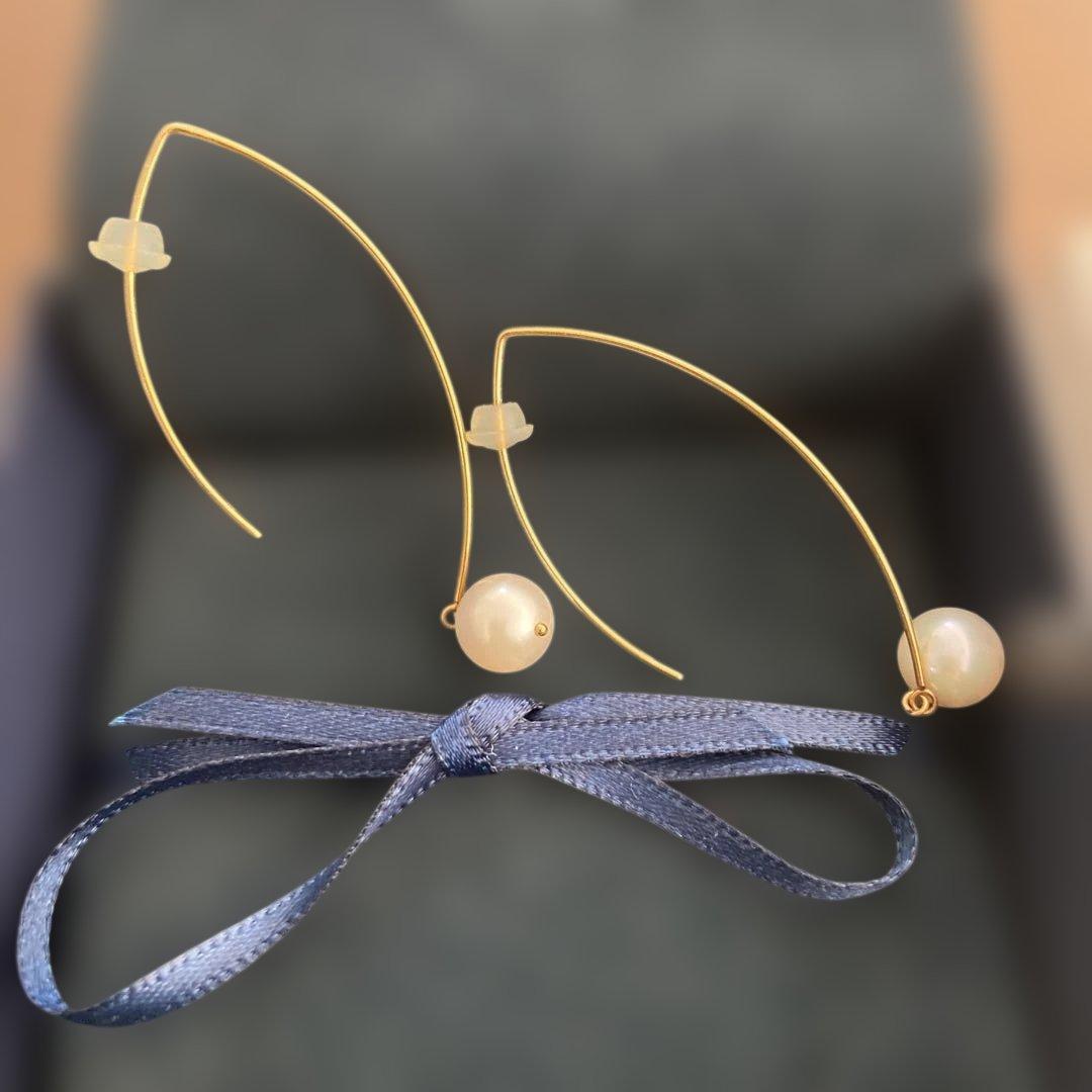 アーカー　マーガレットパール　 アコヤパール　ピアス