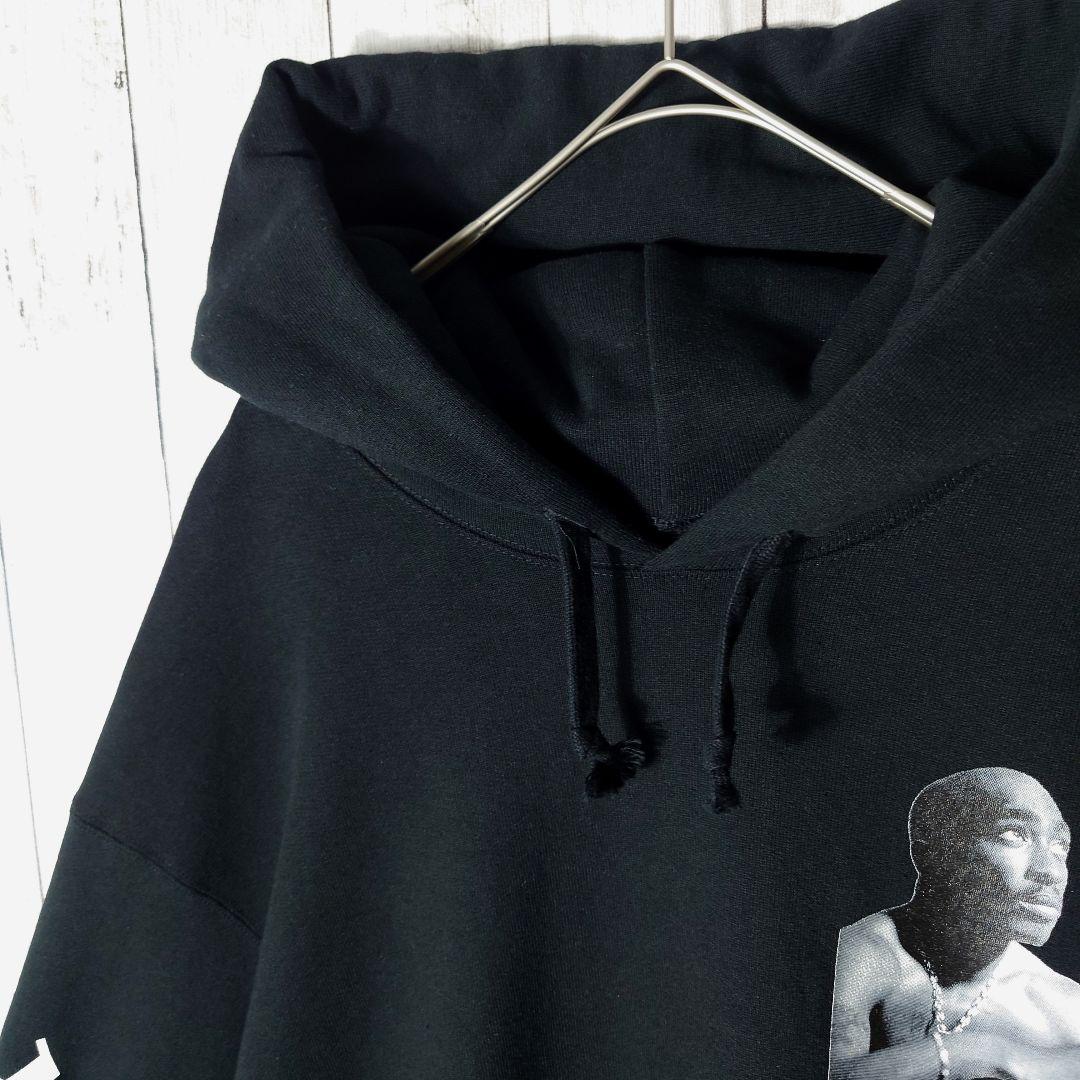 【美品】ワコマリア × 2PAC パーカー　フォト　アームプリント　ツーパック