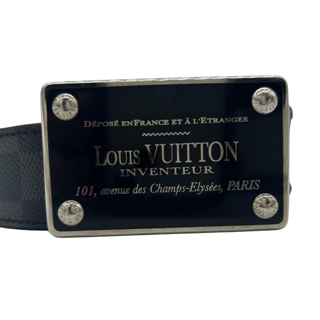 美品 LOUIS VUITTON ルイヴィトン ダミエグラフィット ベルト