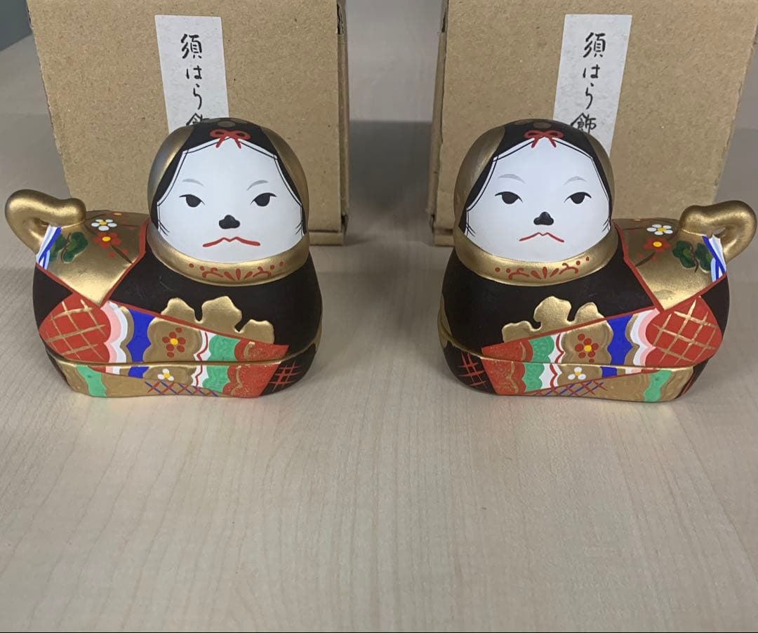 犬筥 須はら飾り 雛人形 ひな祭り 須原陶芸 廃盤品