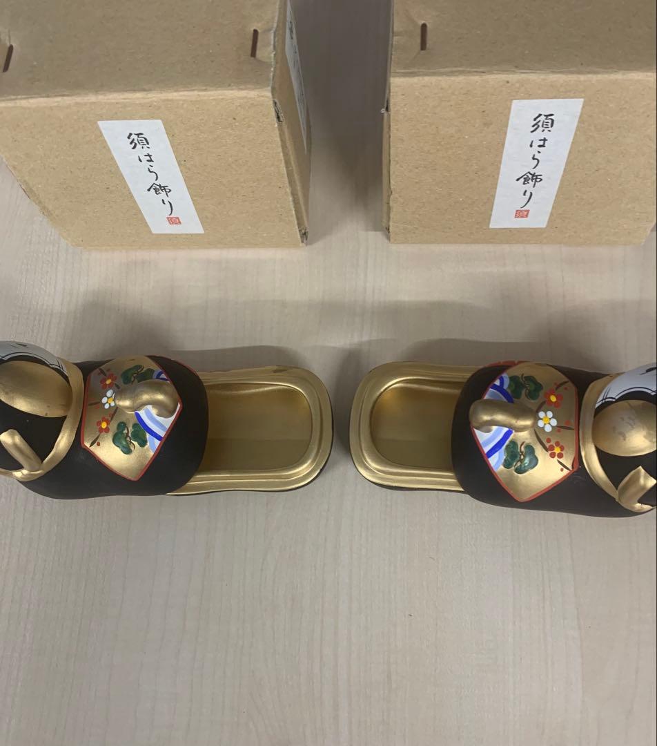 犬筥 須はら飾り 雛人形 ひな祭り 須原陶芸 廃盤品
