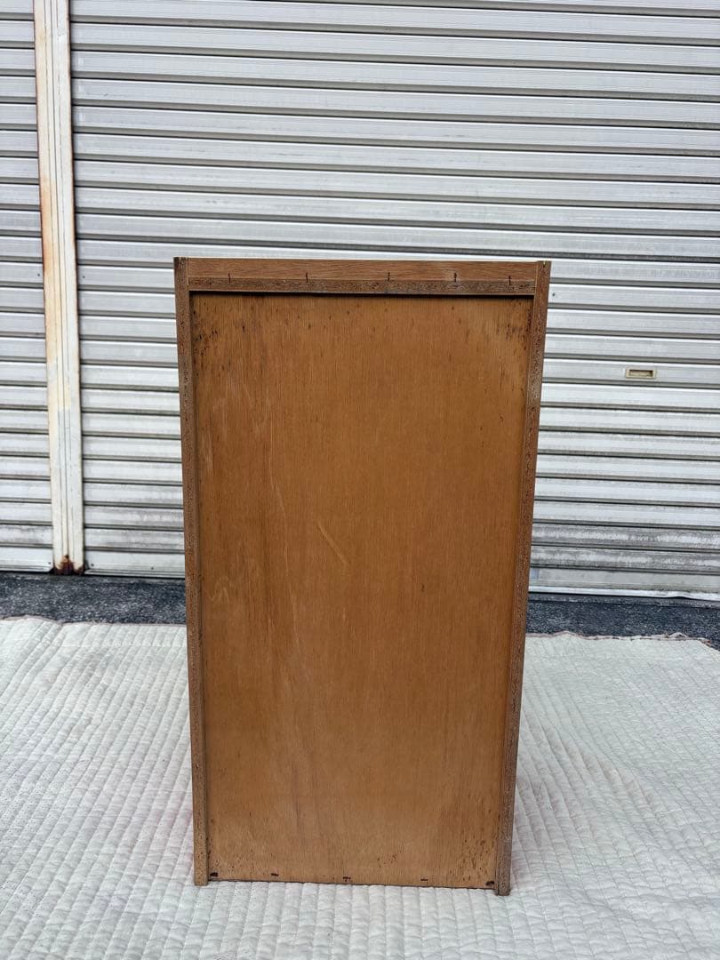 レトロポップ オレンジ 5段チェスト・ショップ什器・店舗用収納・昭和レトロ