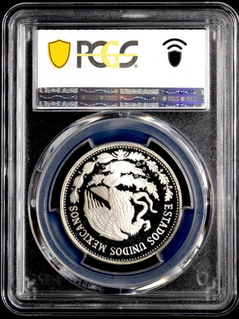 PCGS PR68DCAM 1985 メキシコ 最高鑑定 プルーフ 銀貨