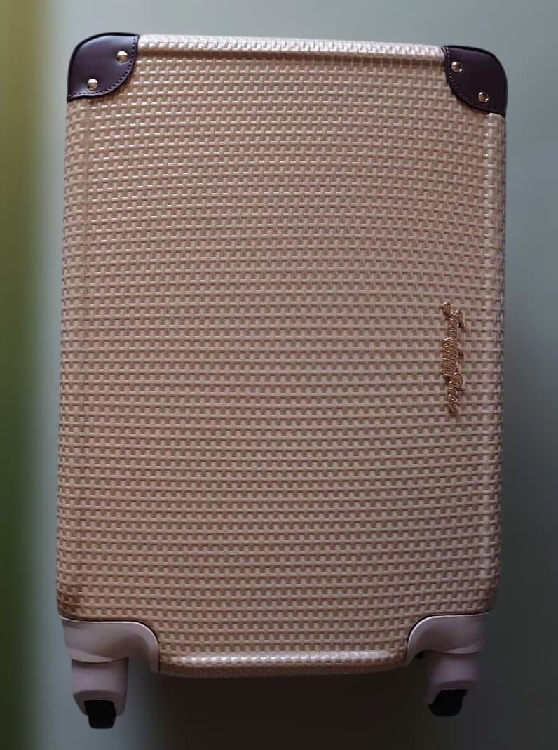 エレガント ベージュ キャリーケース
