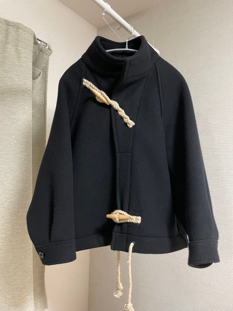 HYKE DOUBLE FACE DUFFLE JACKET サイズ1