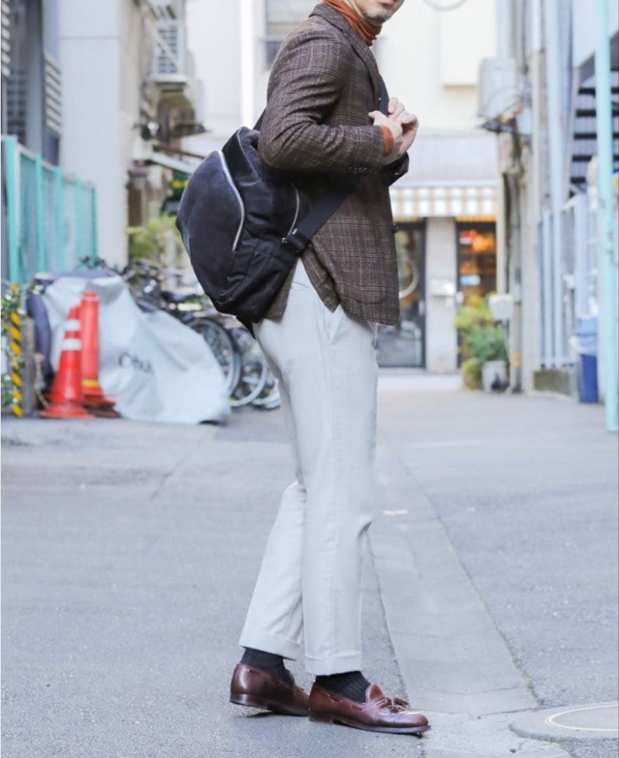 Daniel&Bob ダニエルアンドボブ スエード×ナイロン ショルダーバッグ