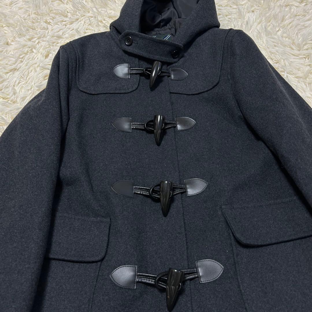 【未使用】EAST BOY イーストボーイ　ダッフルコート　チャコール　9号　M
