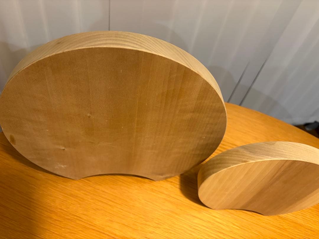 陶片木 まな板 大小セット ほお木 国産 朴木 キッチン ボード