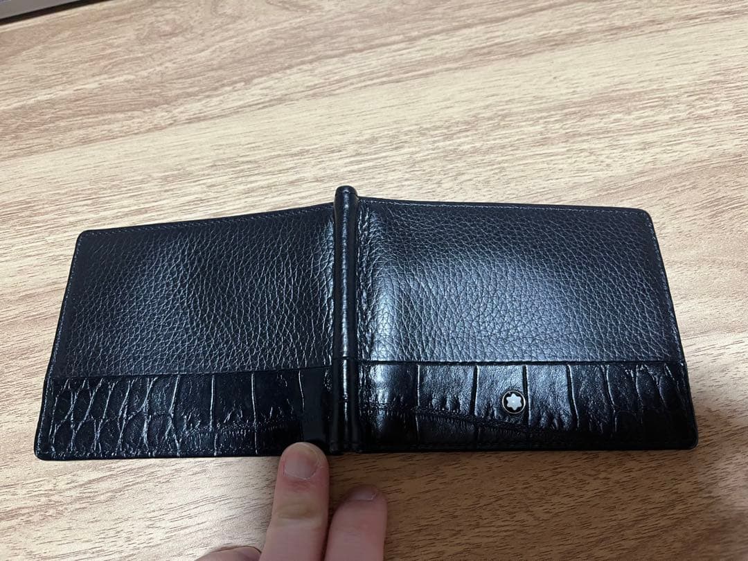 未使用 【MONTBLANC】二つ折り財布 モンブラン