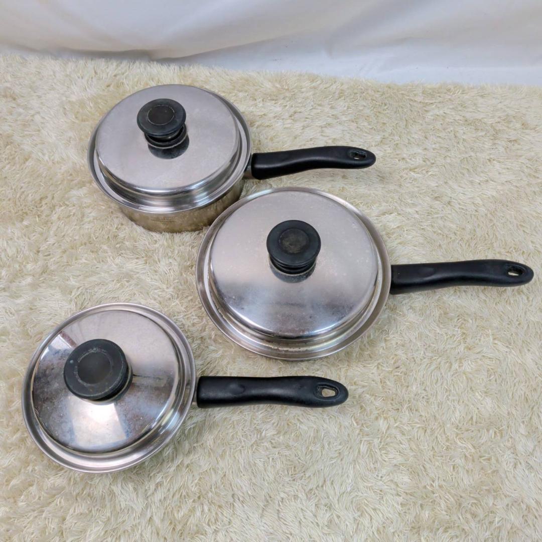 アムウェイ　片手鍋　3個