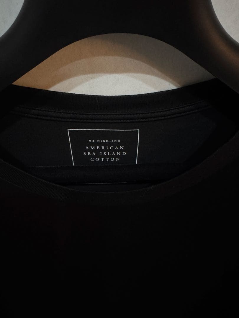 K*.様 MBアメリカンシーアイランドコットン 長袖カットソー ブラック