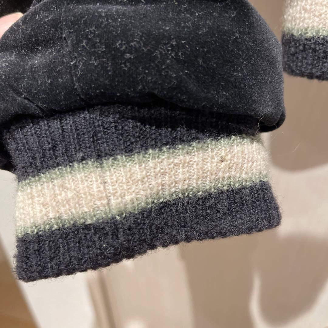 【hibu様】港商　テーラー東洋スカジャン　黒　L サイズ　別珍　鶴