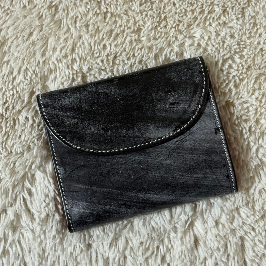 ⭐️新品未使用⭐️　ホワイトハウスコックス　三つ折り財布　ブラック　ブライドルレザー