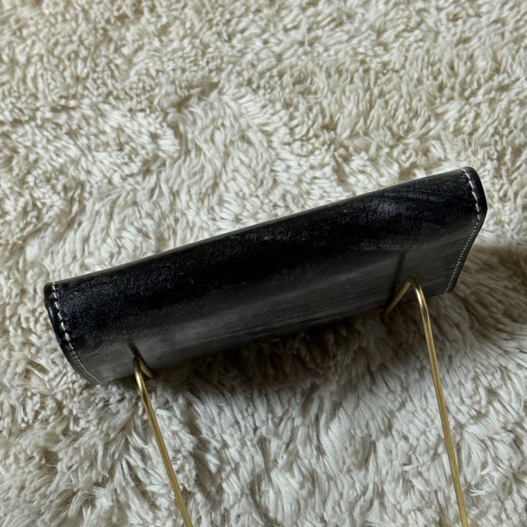 ⭐️新品未使用⭐️　ホワイトハウスコックス　三つ折り財布　ブラック　ブライドルレザー