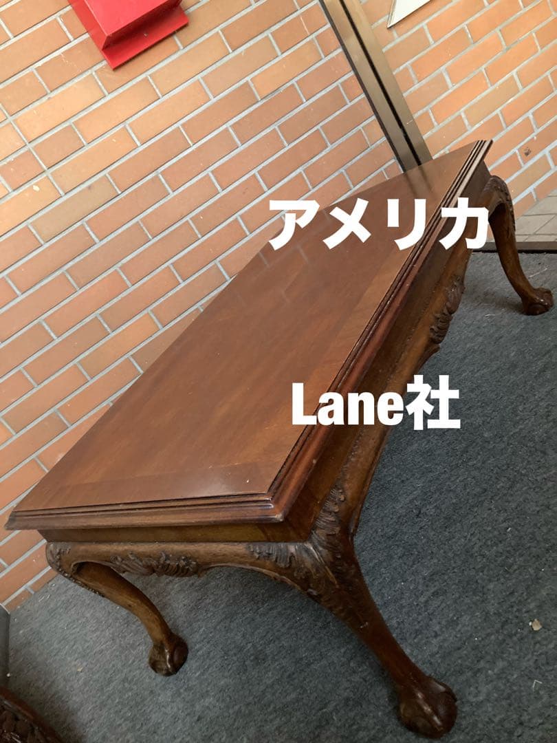 アメリカ　USA センターテーブル　ロウテーブル　ヴィンテージ　アンティーク調