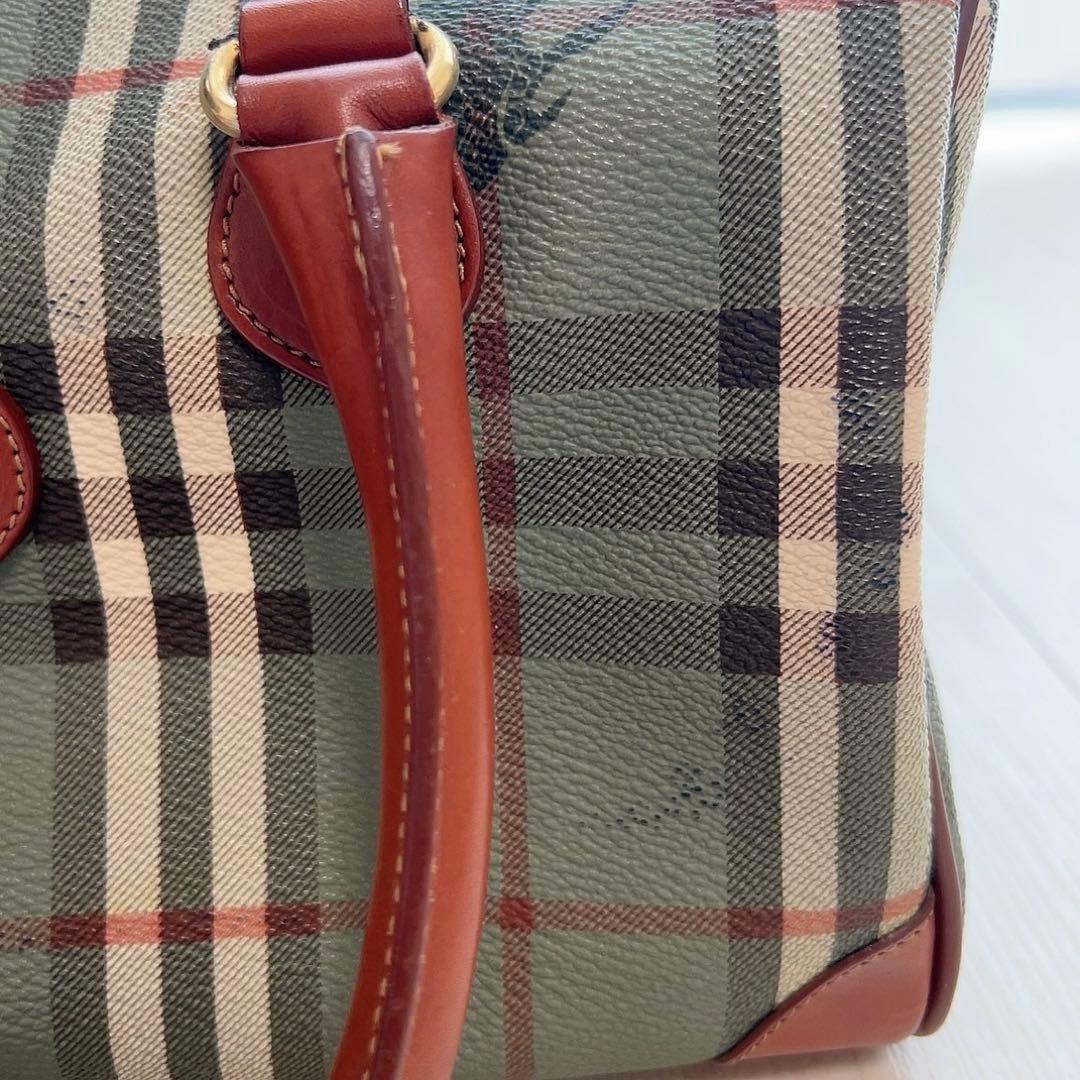 BURBERRYS ボストンバッグ グリーン　希少