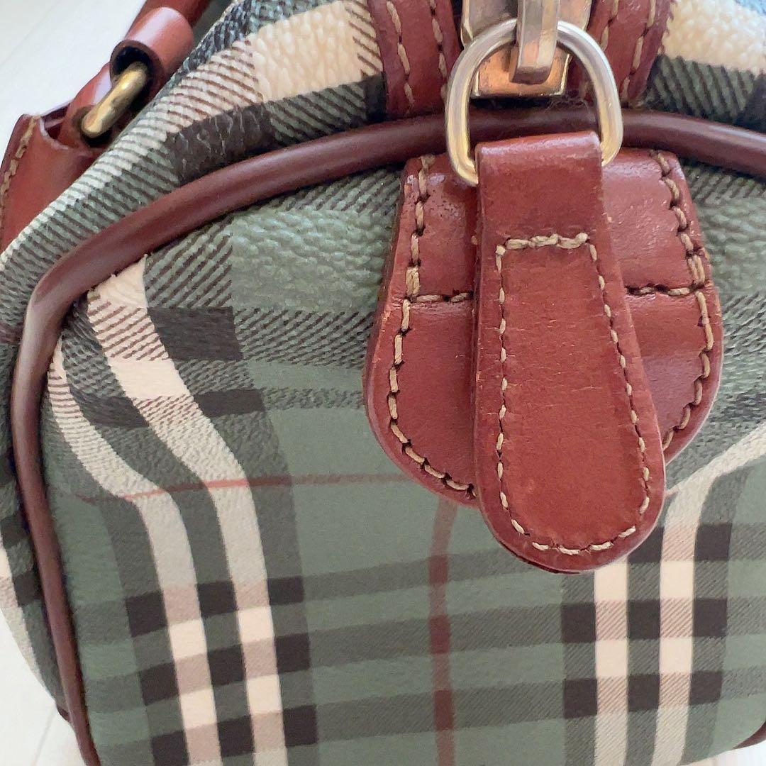 BURBERRYS ボストンバッグ グリーン　希少