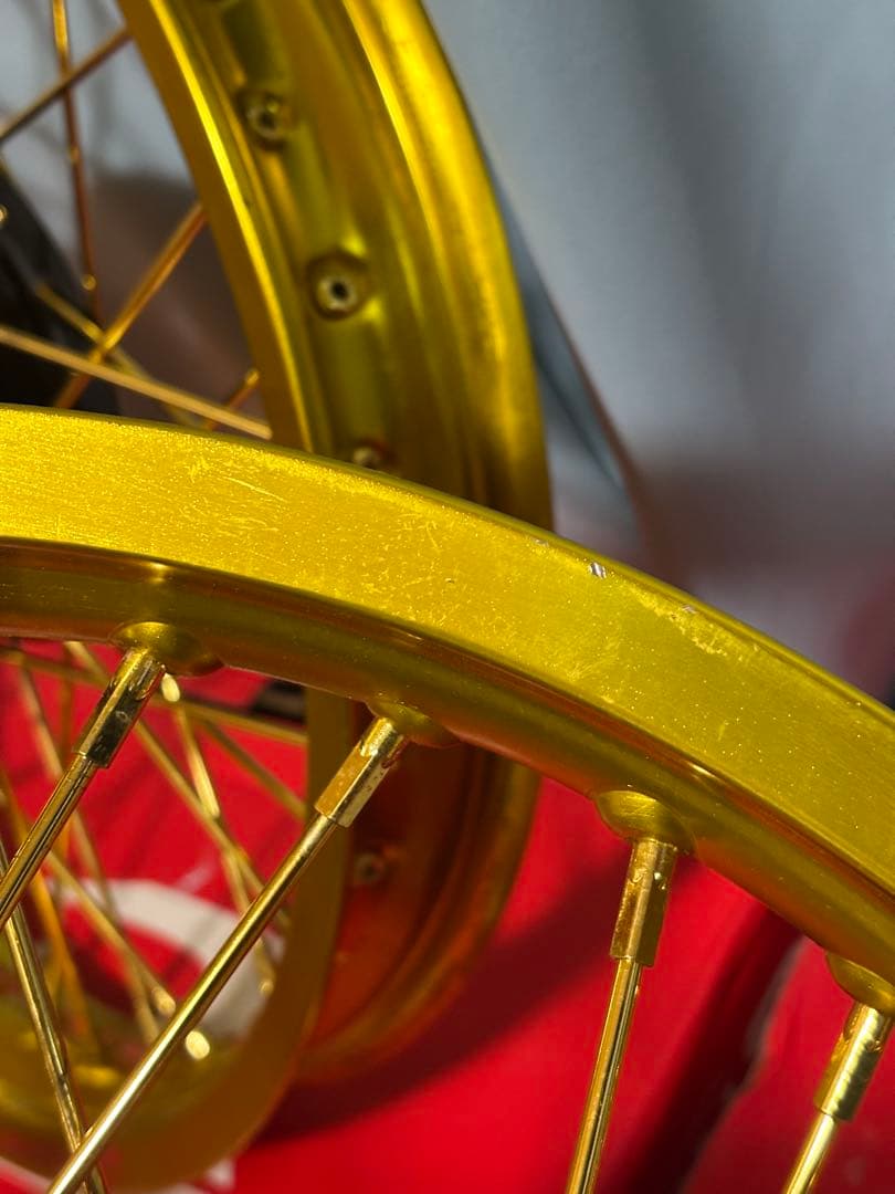 スーパーカブ50 未使用RCBホイール185-17ベアリング交換済みブレーキ付き