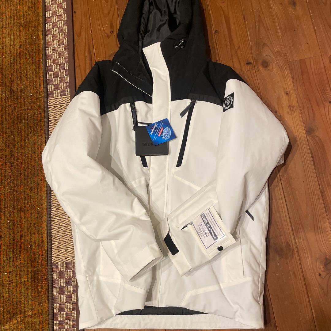 WINDEX スノーボードウェア ホワイト/ブラック