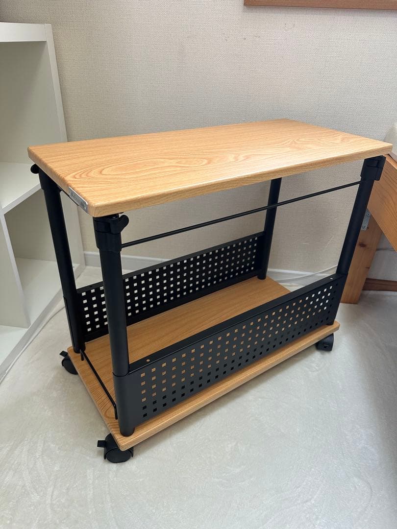 Bauhutte( バウヒュッテ ) 昇降式 パソコンラック pcラック 木目