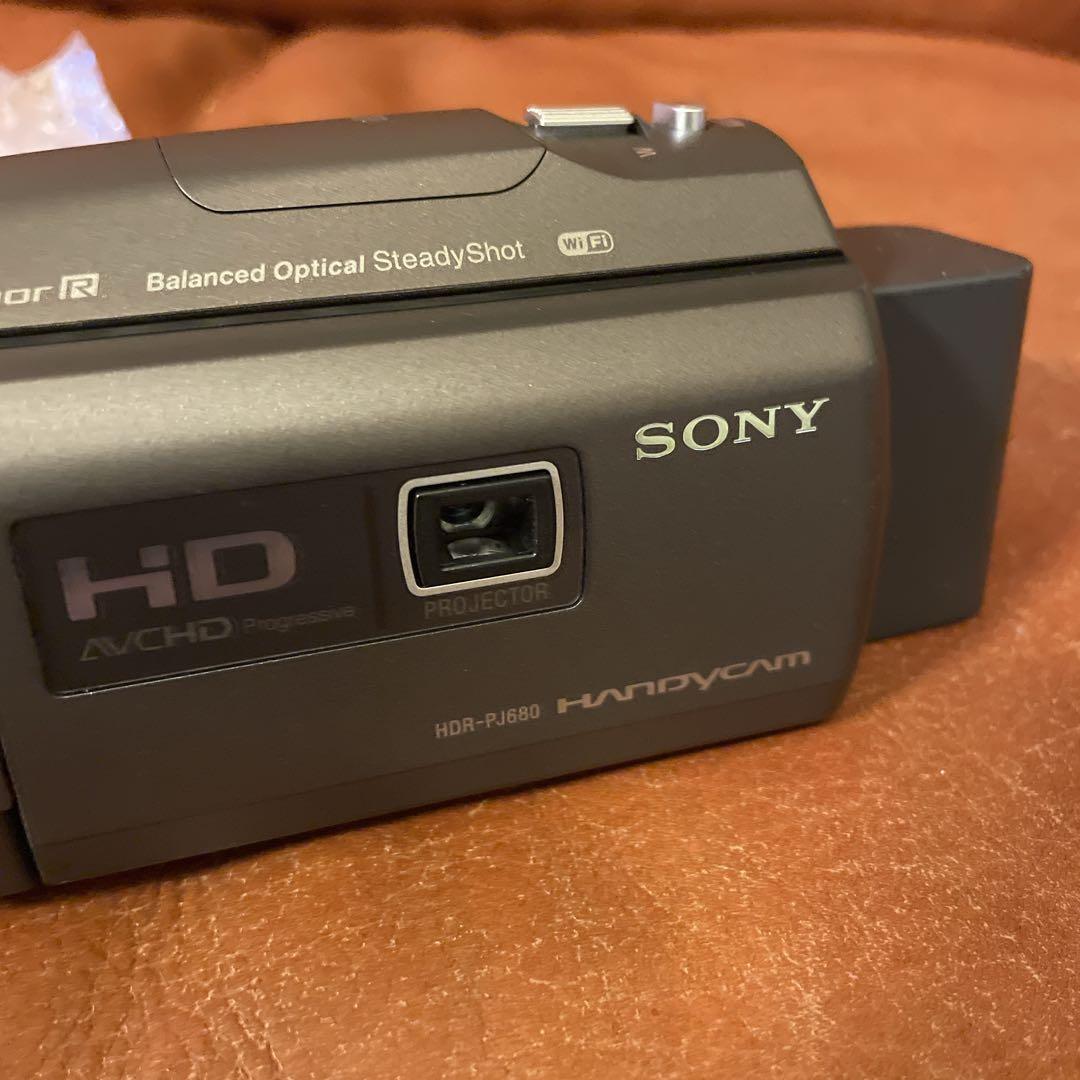 SONY ビデオカメラ ハンディカム HDR-PJ680 プロジェクター付き