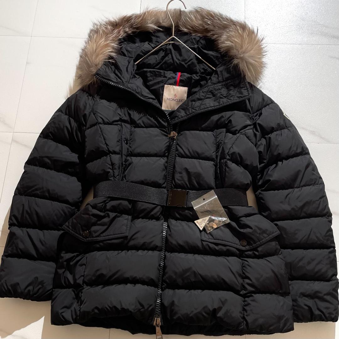 極美品　モンクレール　CLION　クリオン　ダウンジャケット　フォックスファー