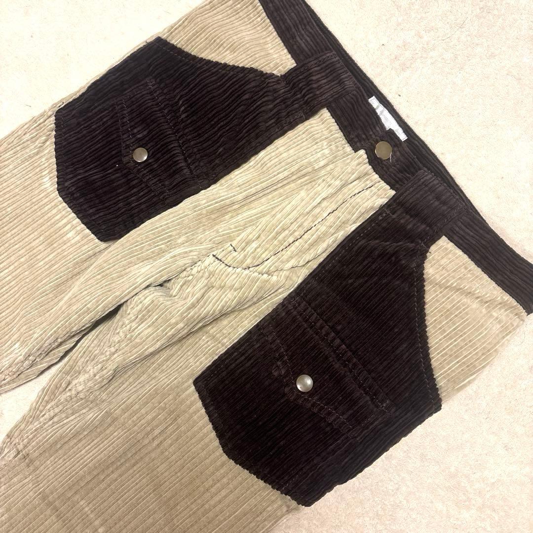 激レア⭐️02AW NUMBER NINE コーデュロイパンツ ツートン　サイズ4