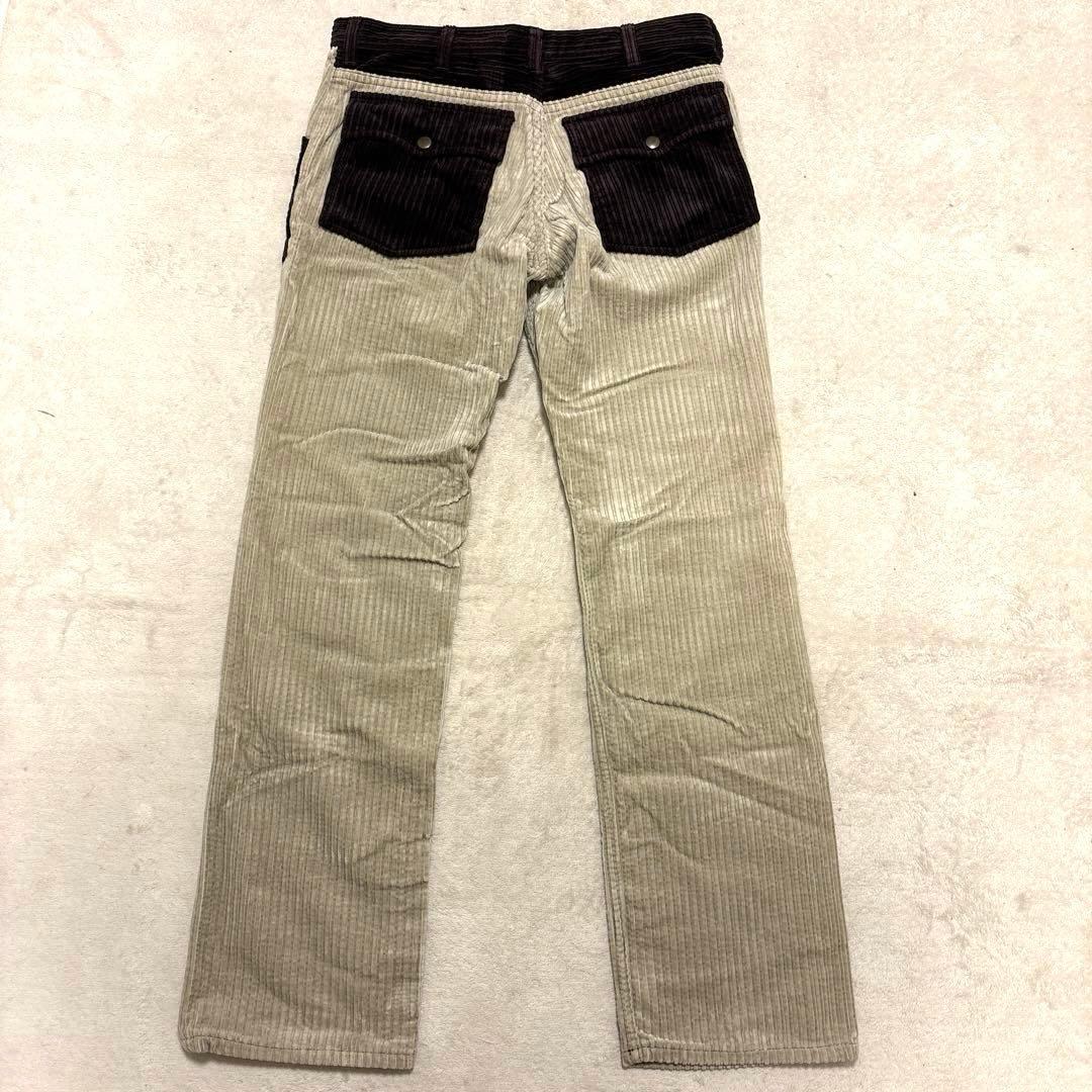 激レア⭐️02AW NUMBER NINE コーデュロイパンツ ツートン　サイズ4