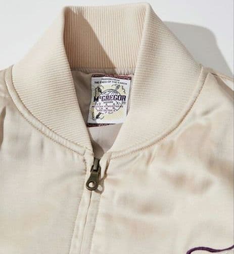 【新品】McGREGOR MODERN　メンズ　刺繍　ドラゴン　ブルゾン　黒　M