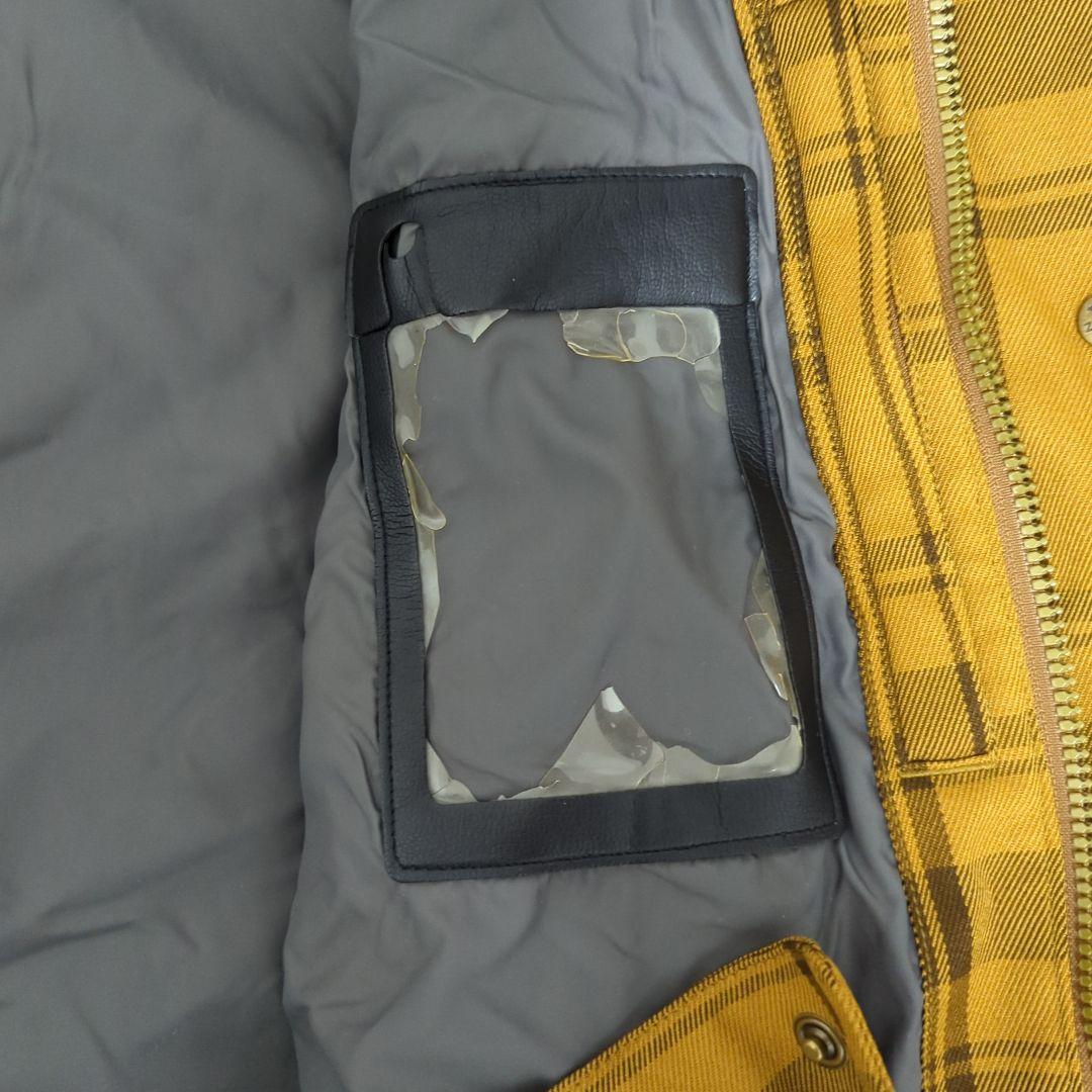 BONFIRE スノーボードウェア 上下セット チェック柄 内側ビニール破れ