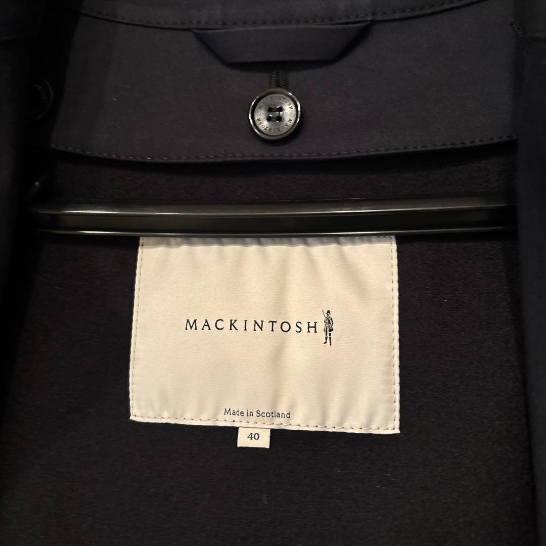 Mackintosh マッキントッシュ　メンズコート　size40 黒　ゴム引き