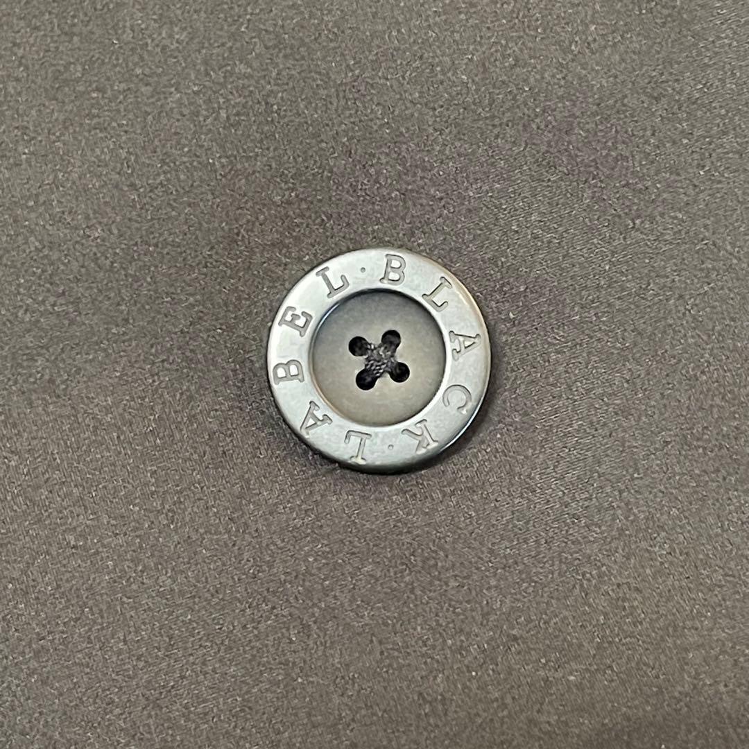 【美品】バーバリーブラックレーベル トレンチコート ノバチェック 日本製 黒 M