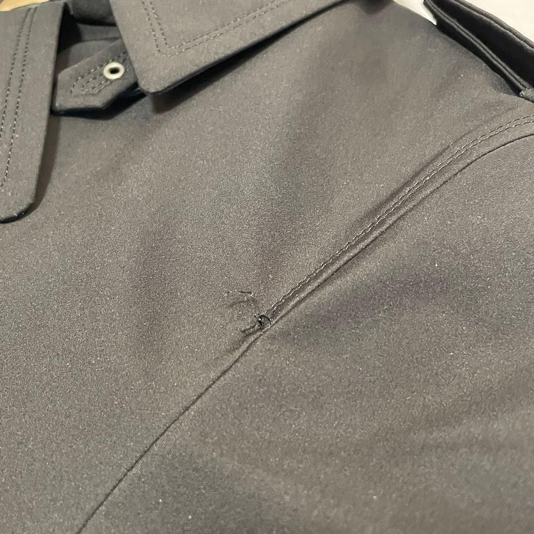 【美品】バーバリーブラックレーベル トレンチコート ノバチェック 日本製 黒 M