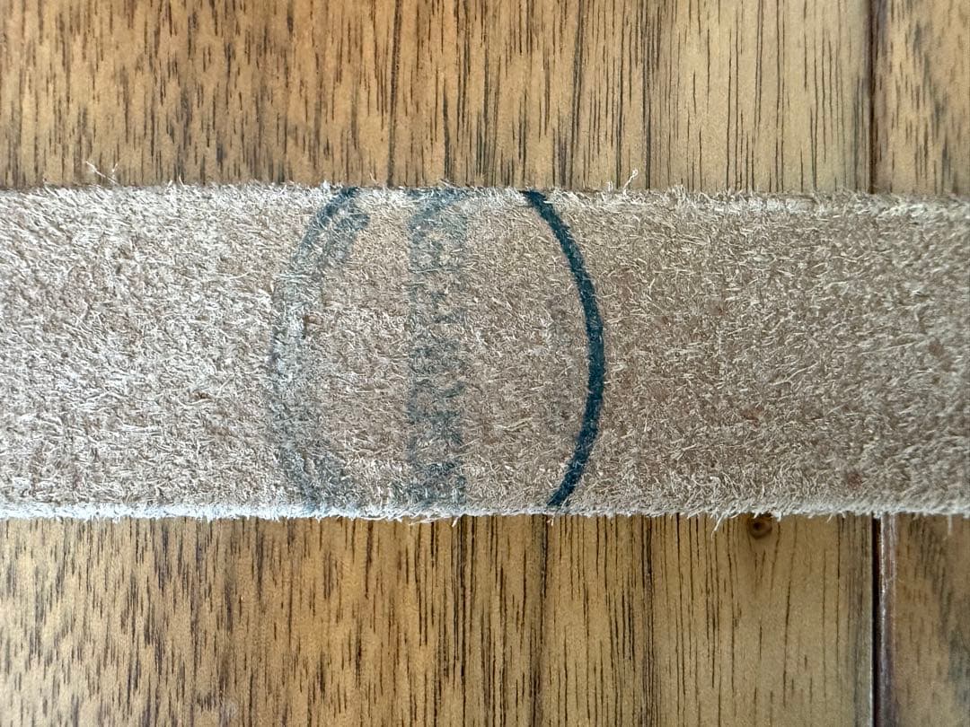 新品未使用RRL ヴィンテージ加工 プレーンベルト ダークブラウン 32インチ